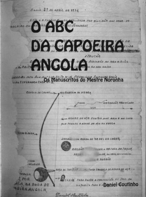 O ABC da Capoeira Angola - Manuscritos de Mestre Noronha